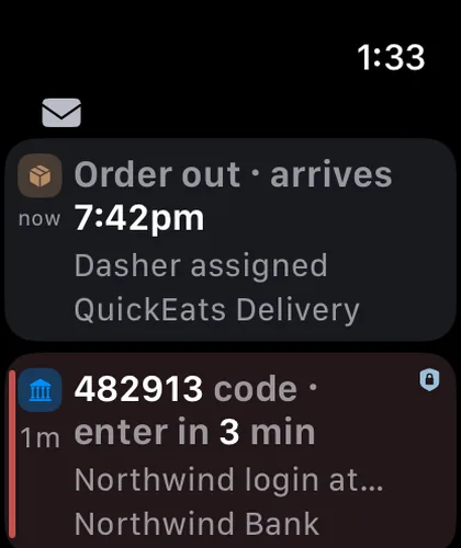 Apple Watch summary cards